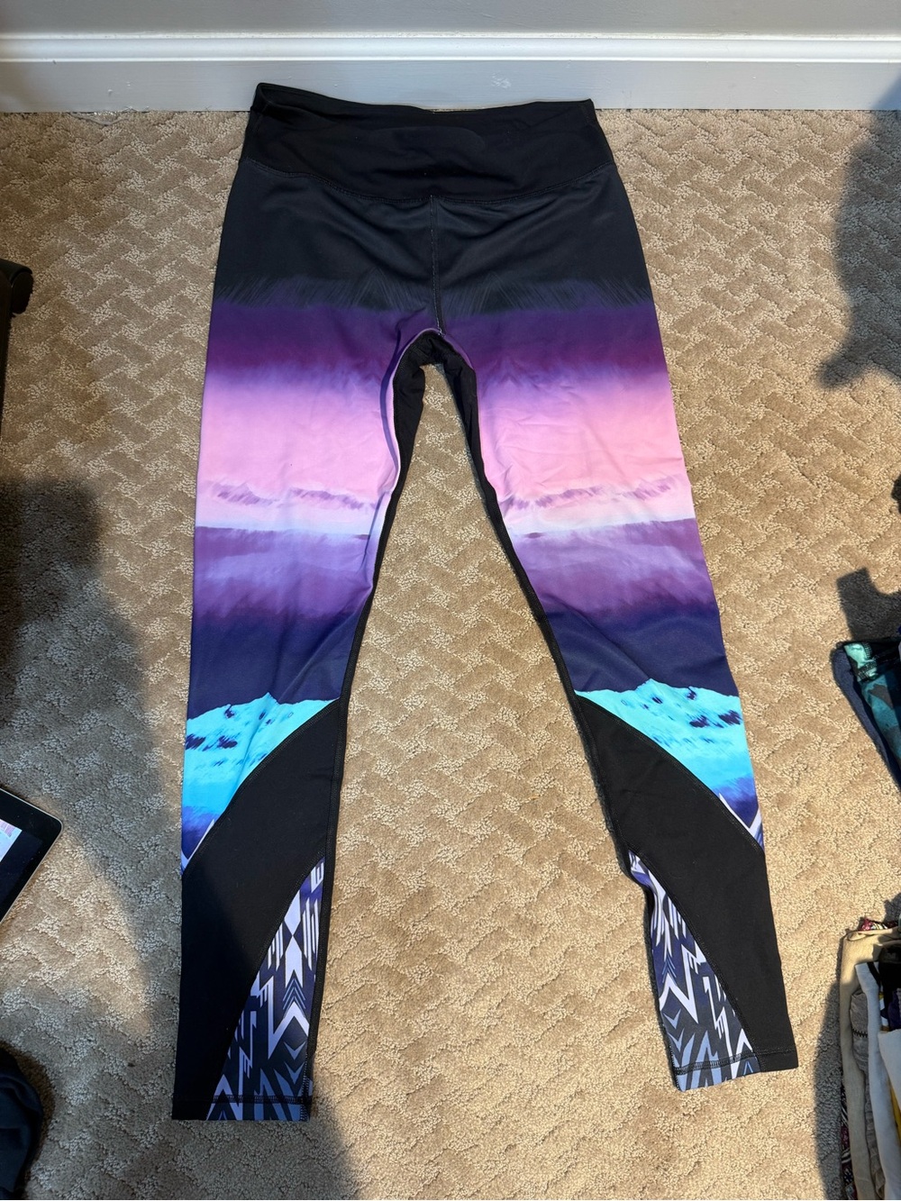 Women’s Ombre Purple Active Leggings